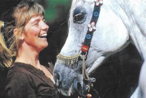 Photo de SASKIA R J (BEL), pur-sang arabe passé au Haras de la Chataignière - Des Aubus